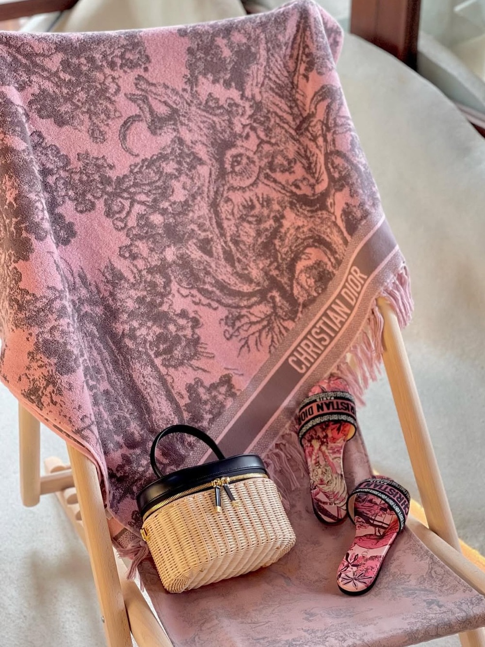 💖DIOR💖 Riviera Toile de Jouy Beach Towel🏖️🏖️